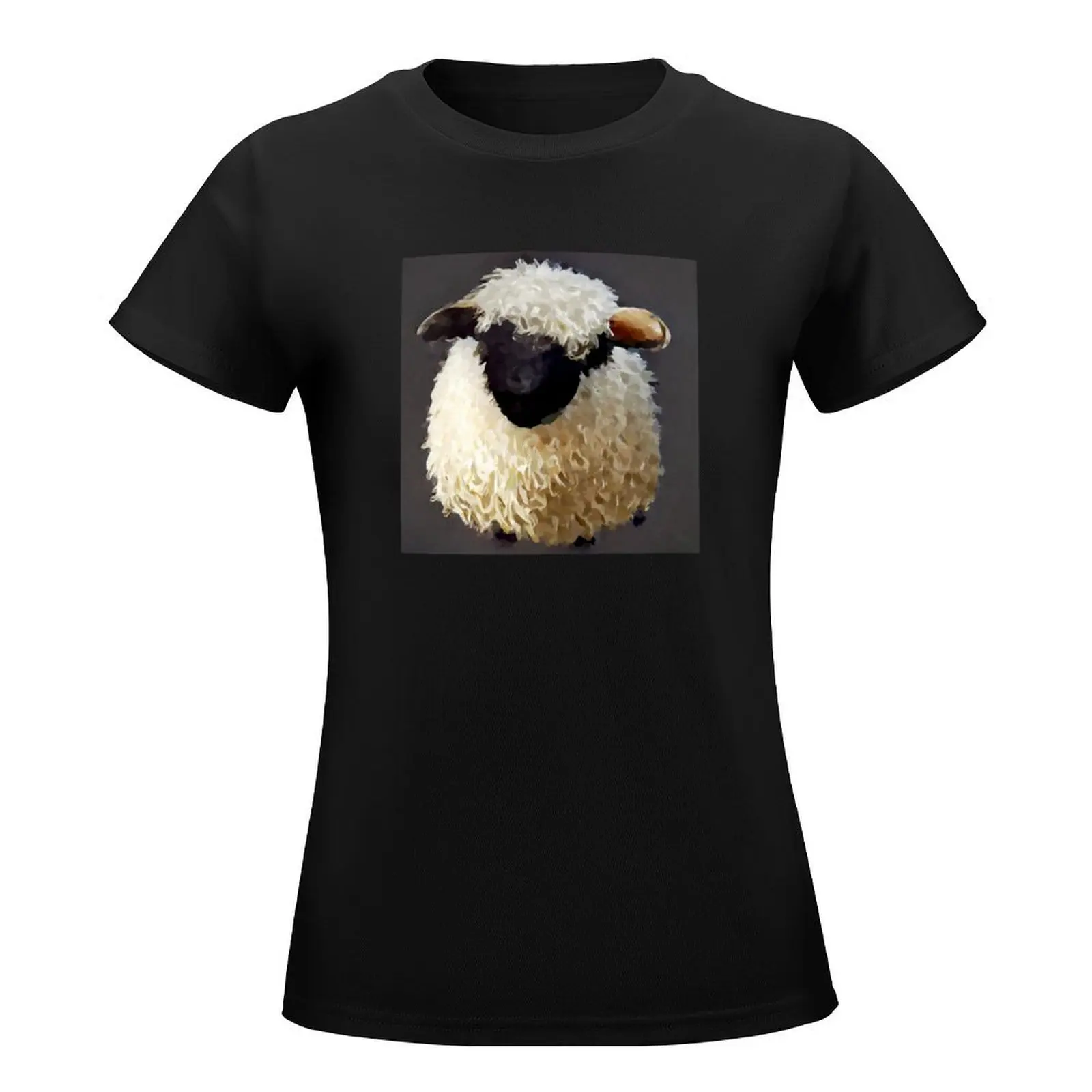 Valais Blacknose Sheep 3 T-Shirt Aesthetic clothing anime clothes customizeds customs t shirts for Womens