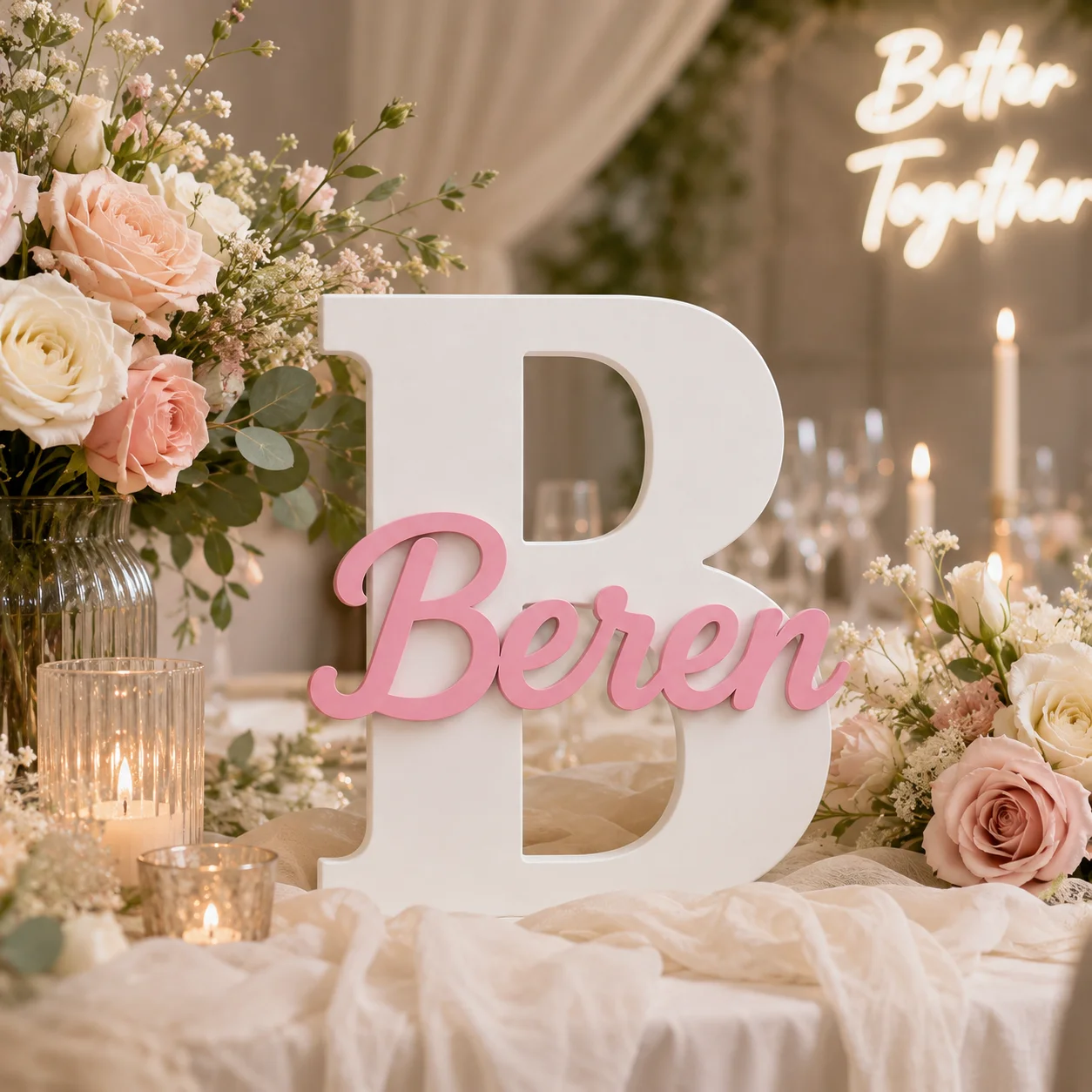 1pc Custom Korean style PVC Wooden Name Plaque,Bedroom Room Table Decor,Wedding Birthday summer Graduation Christmas Gift