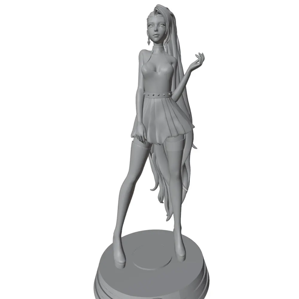 75mm --250mm Sexy Girl Resin Model Kits GK Miniature 3D Printed Gray Model Figurine DIY Doll Model Unassembled And Unpainted