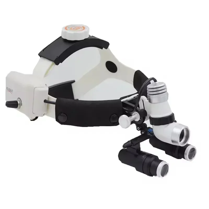 Original KWS Medical Surgical Loupes 5X With LED Headlight Binocular Wireless Magnifying Glasses