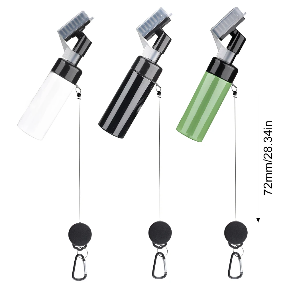 فرشاة تنظيف رأس نادي الجولف مع إبزيم قابل للسحب لسهولة الحمل، فرشاة نادي الجولف النظيفة مع ستورا سائلة مانعة للتسرب