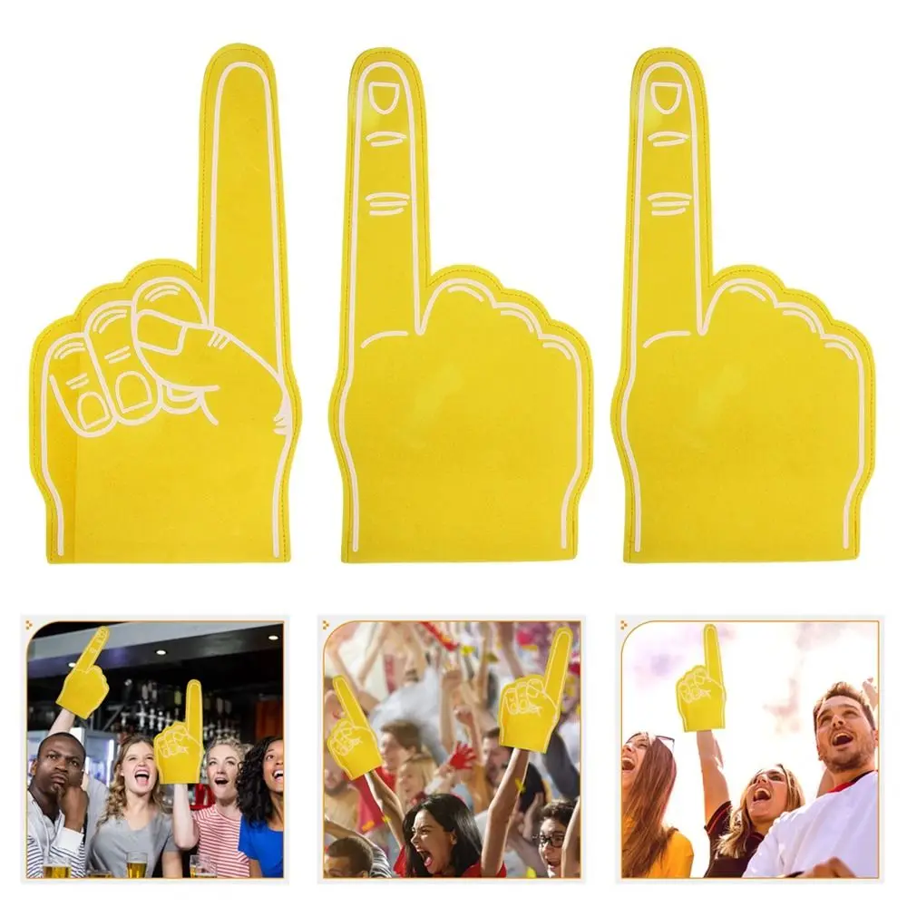 1Pcs Cheerleading Inspiring Giant Foam Finger Atmosphere Cheering Event Foam Foam Gloves Large EVA Cheering Hand