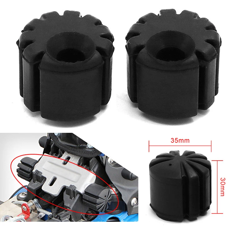 2pcs Rubber Rider Seat Lowering Kit Seat Lift Adjuster For B-MW K1600 k1600GT R1200GS R1200RT R1250GS S1000XR Car Accessories