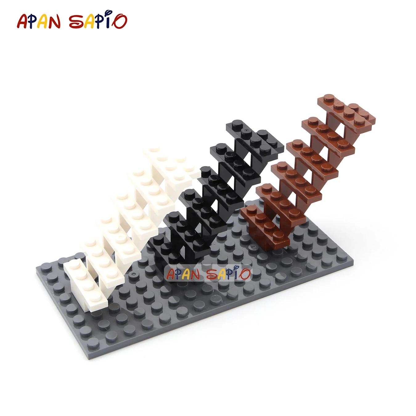 20pcs DIY Building Blocks Ladder 7x4x6 Thick Figure Bricks Educational Creative Size Compatible With 30134 Toys for Children