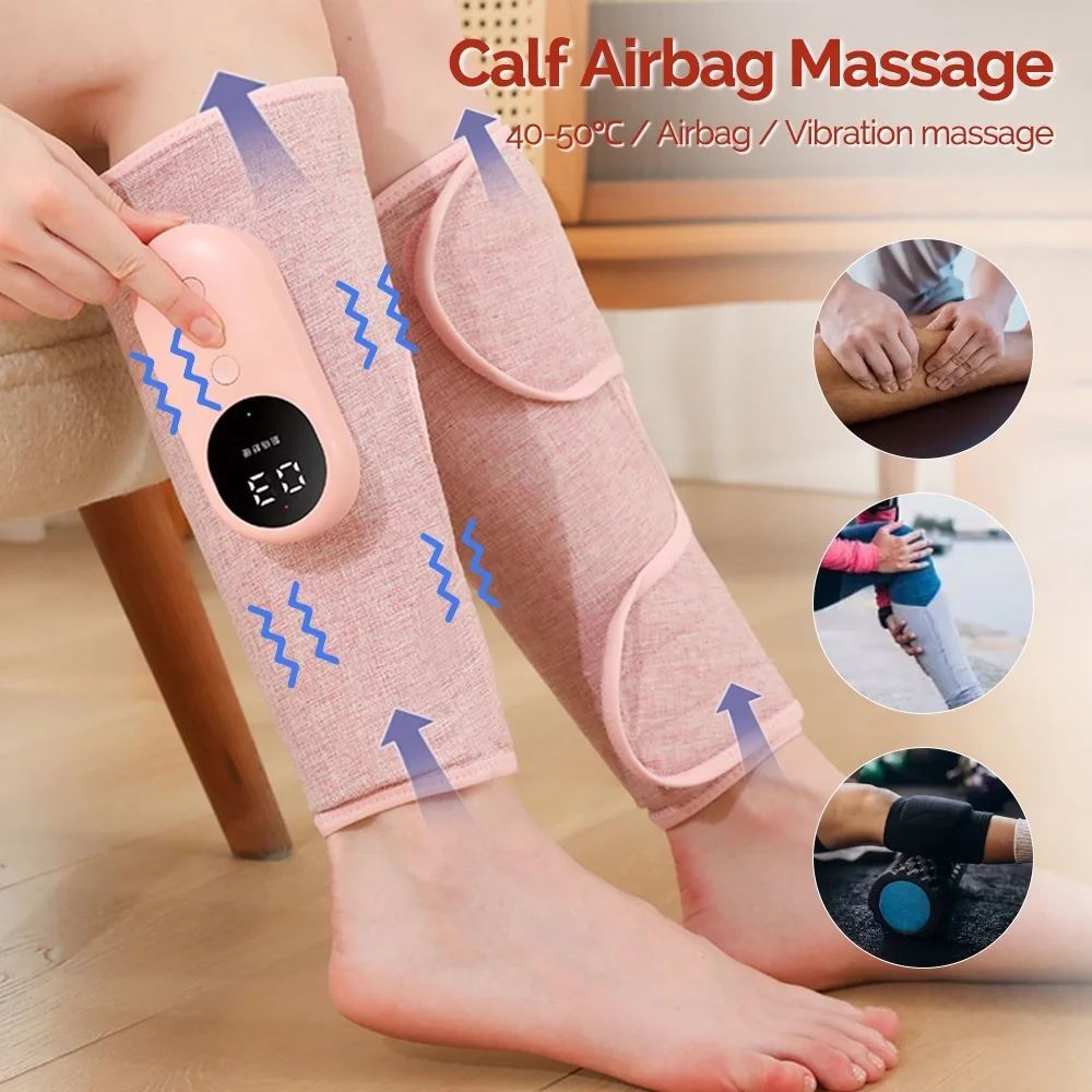 

Electric Leg Calf Massager Air Compression Airbag Kneading Vibration Massager 3 Mode Thigh And Knee 360° All-Round Packag