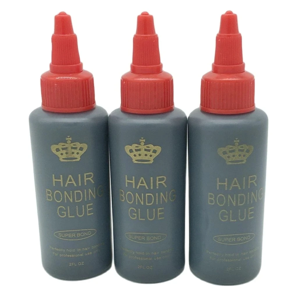 2 Oz 60 ML Black Hair Weft Bonding Glue Hair Weave Bond Waterproof Hair Weaving Bonding Glue Strong Hold Hair Extensions