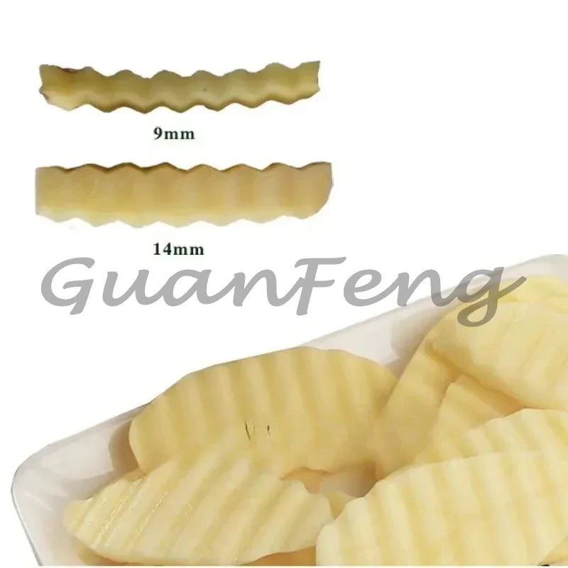 Stainless Steel Potato Wave Vegetable Fruit Kitchen French Fry Machine Accessories Cutting Tools