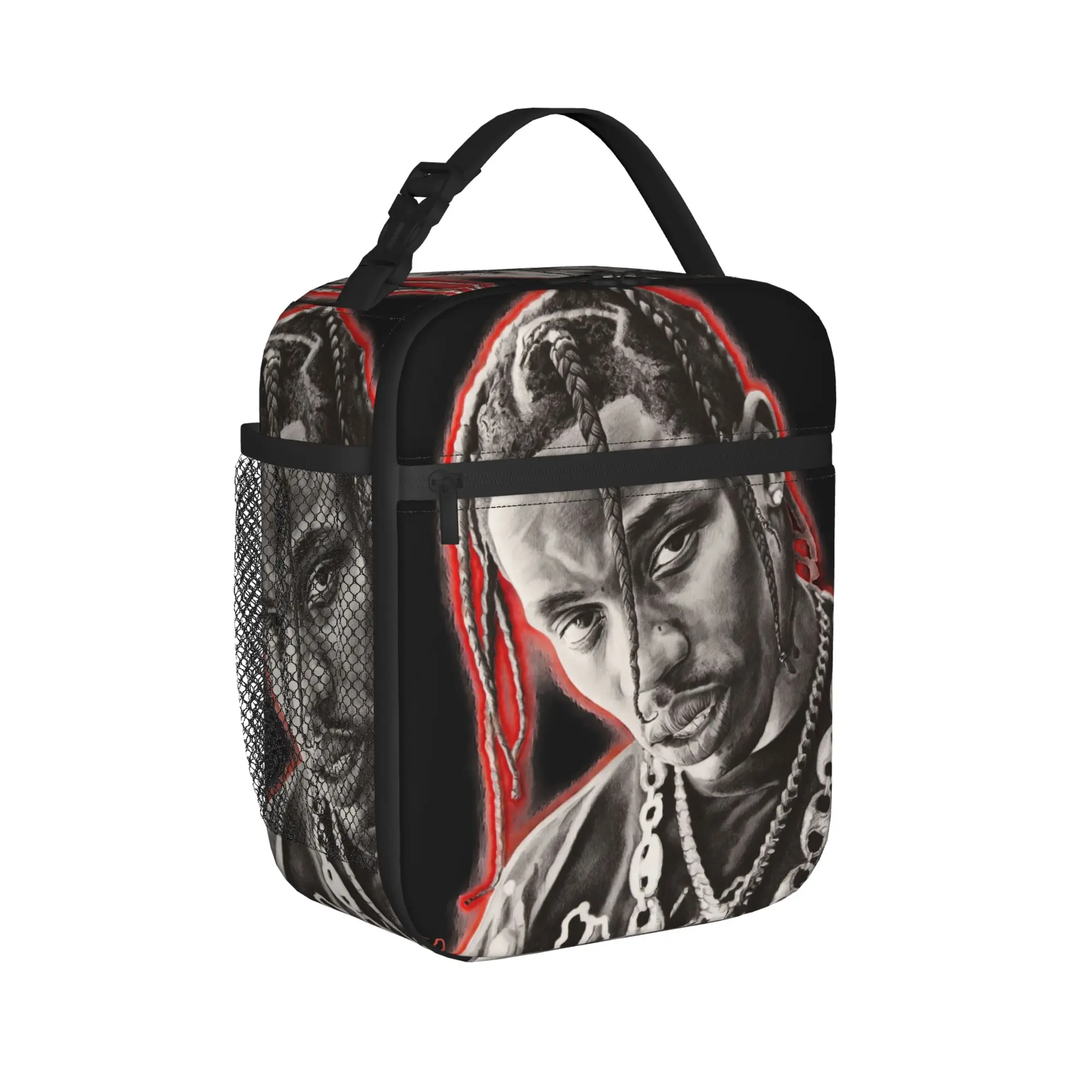 Kanye West Hip Hop Music  Insulated Lunch Bags Large  Reusable Cooler Bag Tote Lunch Box Office  Picnic Bento Pouch