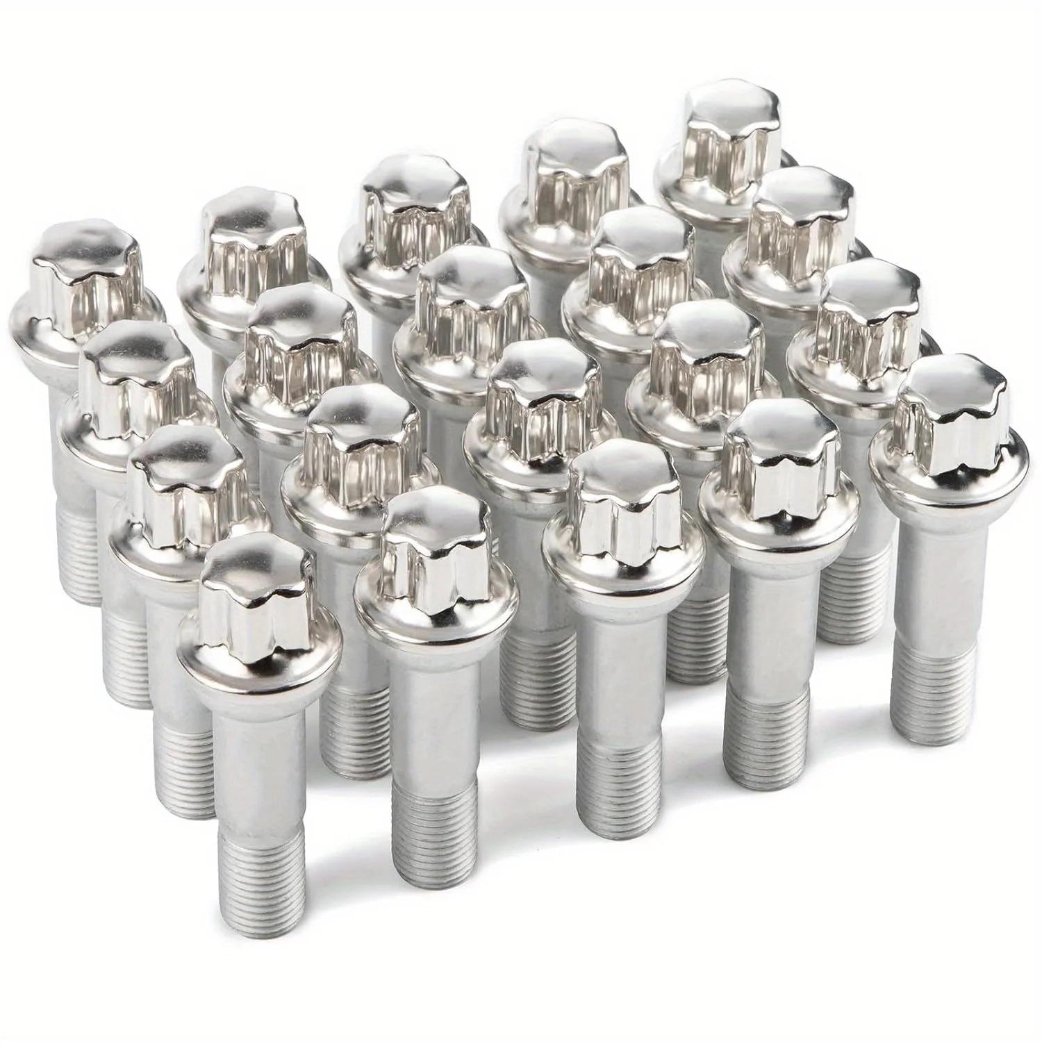 

20PCS M14x1.5 Lug Bolt OEM Factory Wheel 0009905407 for Benz ML350 ML500 GLC300 GLK350 CL500 GL450 W215 E350 E300 S550 S600