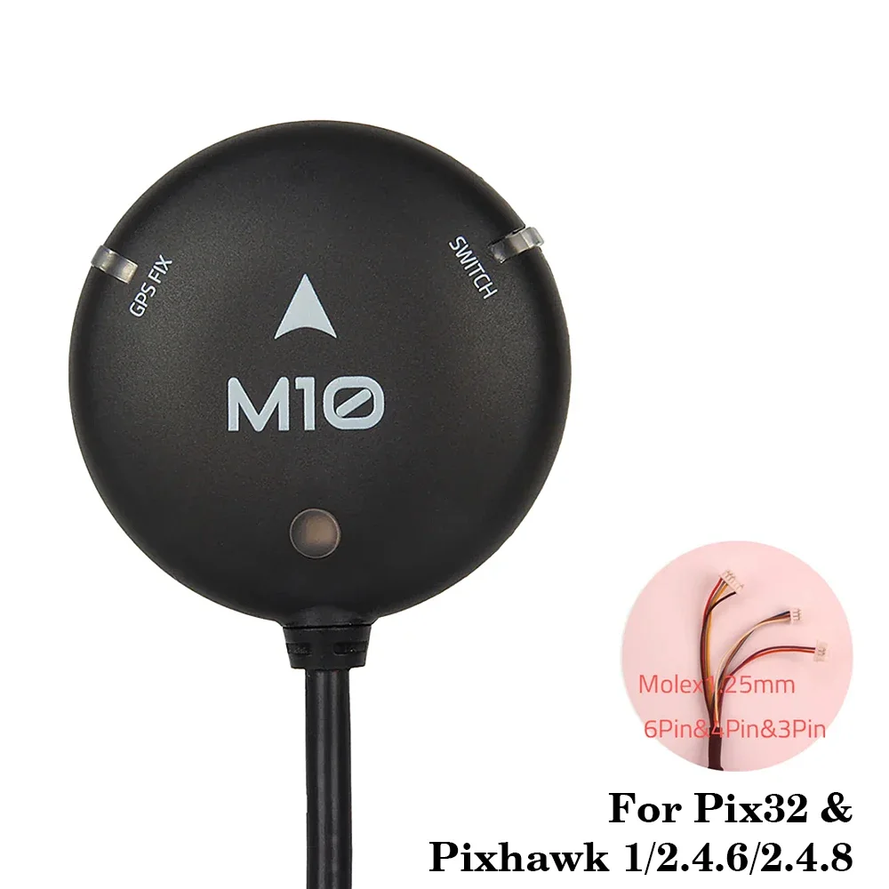 Modulo GPS Holybro M10 Standard/GPS secondario/per Pix32 e Pixhawk 1/2.4.6/2.4.8 Bussola IST8310 115200   5 Hz per drone RC FPV