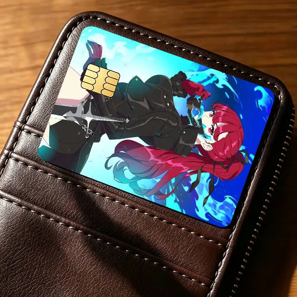 P-Persona 5 Royal K-Kasumi Yoshizawa Credit Card HD Stickers Small Chip Waterproof Sticker Game Card Decal Gift