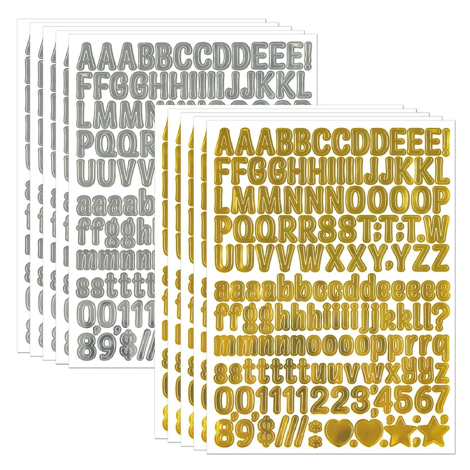 Gold and Silver 3D Alphanumeri - Wedding Card Box 评论和价格
