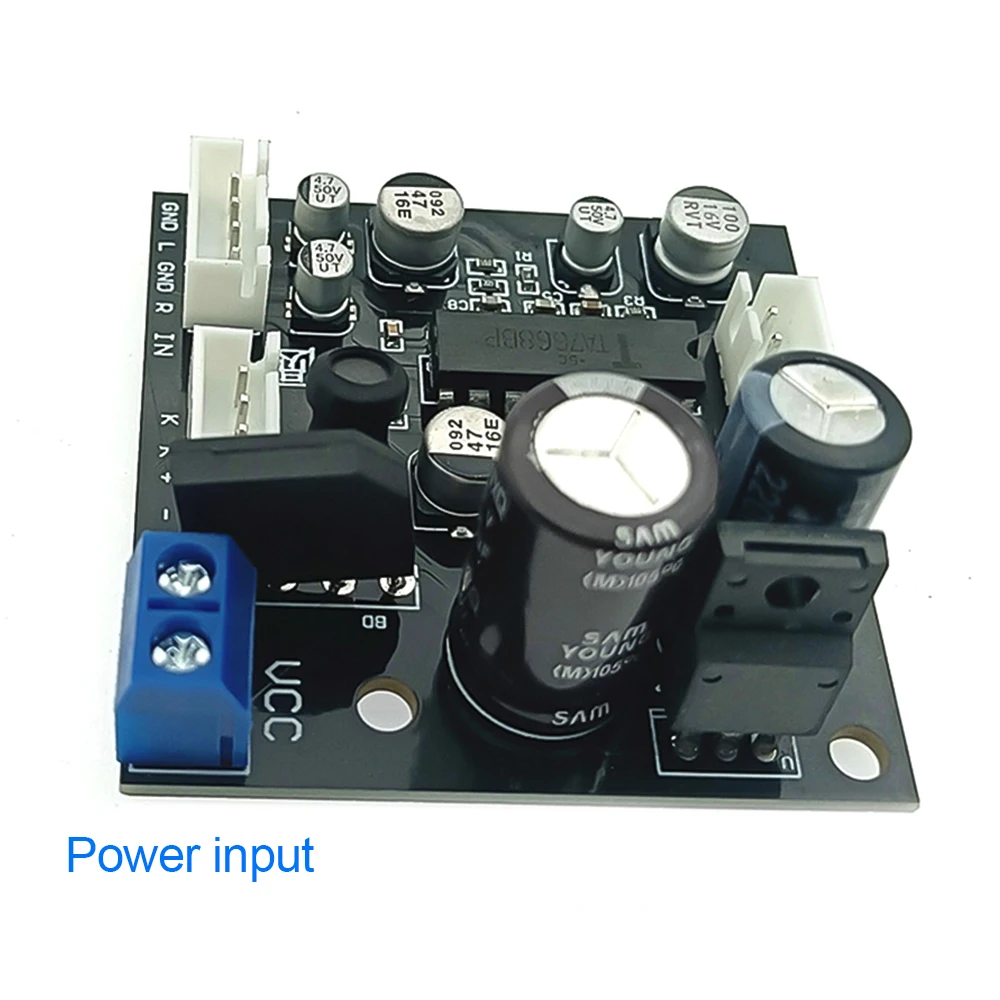 Imagem -05 - Amplificador de Potência Tape Drive Deck Preamp Cabeça Magnética Preamplifier Board e Wire Ta7668 Dc816v