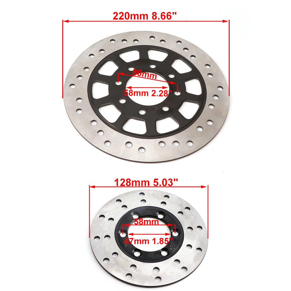 كامل الصحن الهيدروليكي الفرامل أسطوانة رئيسية الفرجار قرص فرامل عدة ل 150cc المطرقة Trailmaster عربات الذهاب كارت ATV أجزاء