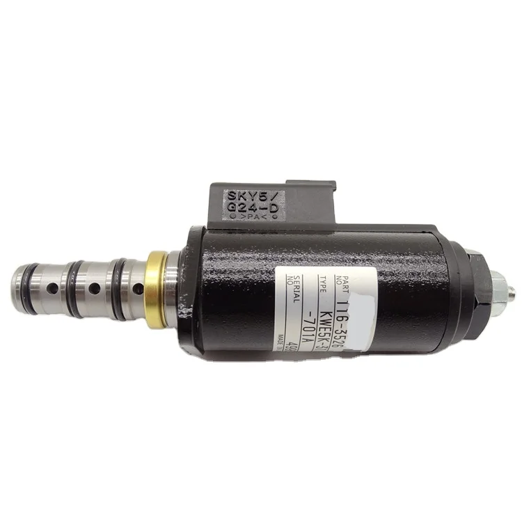 116-3526 High quality rotary solenoid valve for Carter E320B E320C excavator hydraulic parts KWE5K-31G24E30