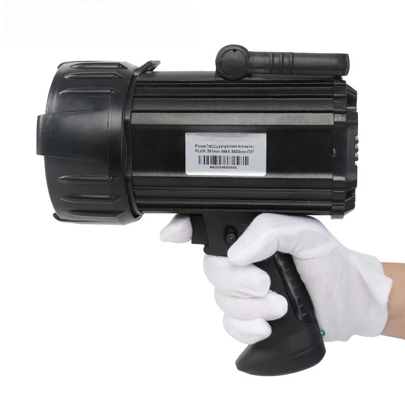 Handheld magnetic particle flaw detection lamp, portable LED ultraviolet lamp black light, non-destructive tester