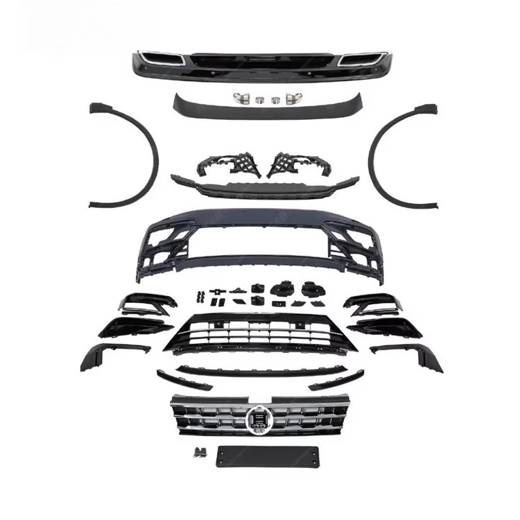 

Upgrade Bumpers for Tiguan 2018 Upgrade to R-line Bodykit with Front Bumper Rear Diffuser Wheel Eyebrow