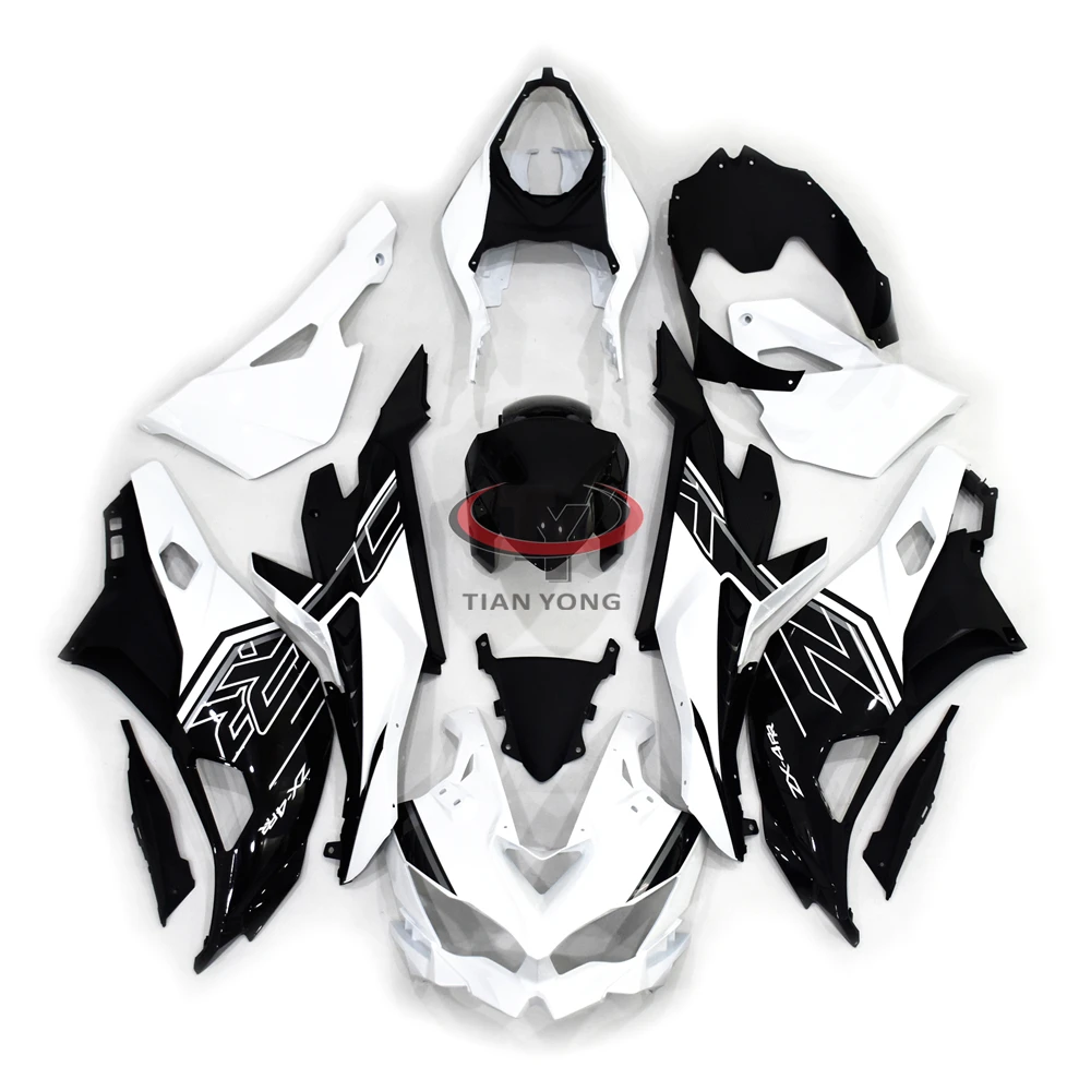 Bodywork For Kawasaki Injection Cowling ZX4R Motorcycle Black white line printmaking Full Fairing Kits 2019-2025 ZX 4R ZX4RR