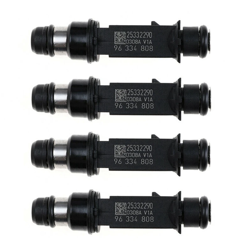 4X New Fuel Injector For Chevrolet Opel Einspritzventil Daewoo Nozzle 96334808 25332290