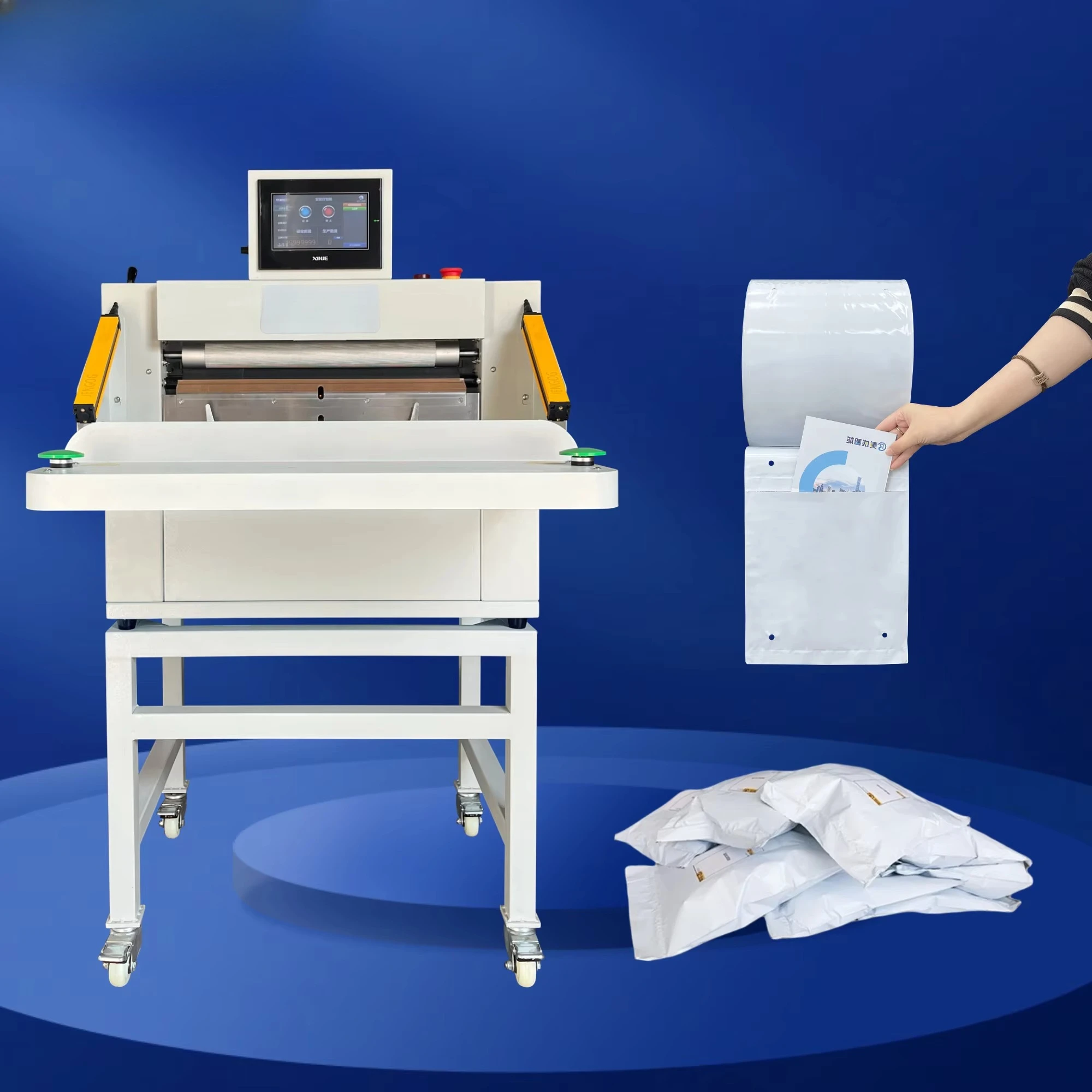 Automatic packaging machine, e-commerce labeling and sealing machine factory