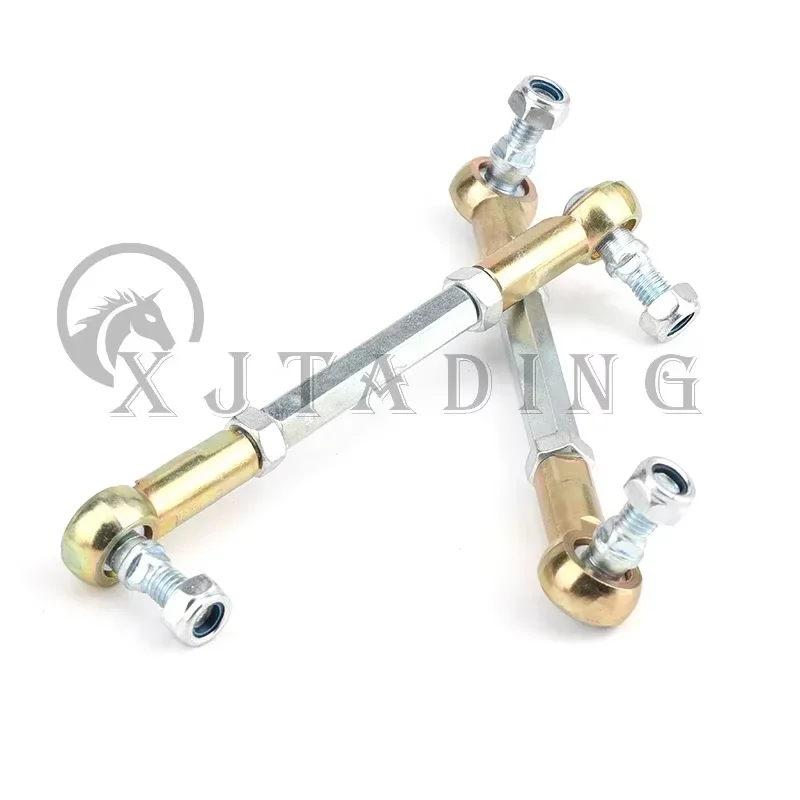 

M8 Ball Joint Bolt 1 Pair 165-260mm Adjustable Steering Tie Rod Kit for Kids ATV Go Kart 4WD Off Road Buggy Electric Vehicle