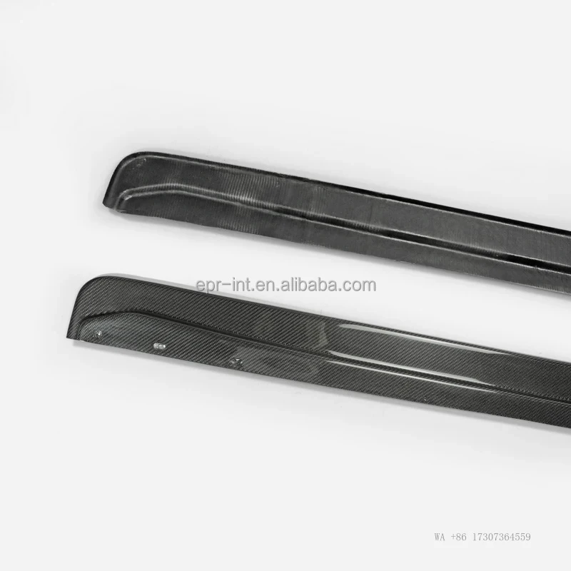 EPR for Mazda MX5 NA Roadster FD Style Glossy Carbon Finish Side Skirt Extension Body Kit A-MX5-SSX-FD Without Threaded Inserts