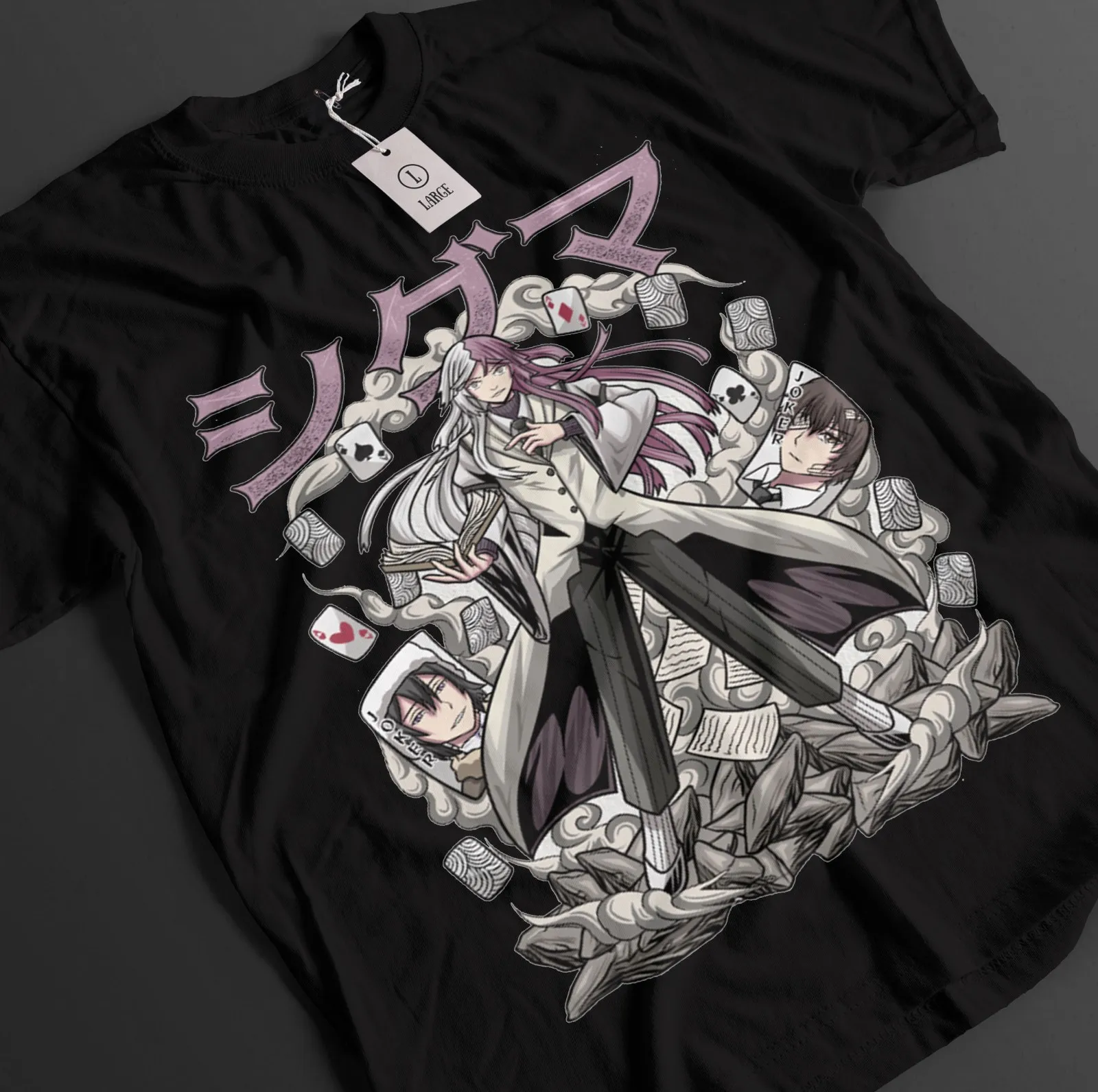 Bungo Stray Dogs Shirt Osamu Dazai Tshirt Sigma T-Shirt Atsushi Tee Anime Tee
