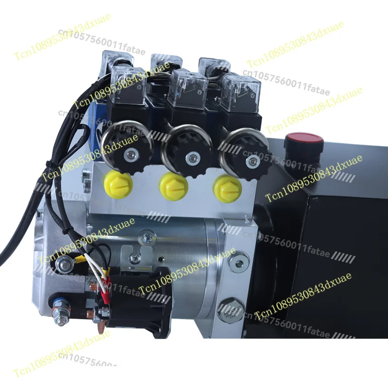Vehicle-mounted Hydraulic Multi-group Two-way Oil Pump System Power Unit 12V/24V Lifting Assembly Pump Station