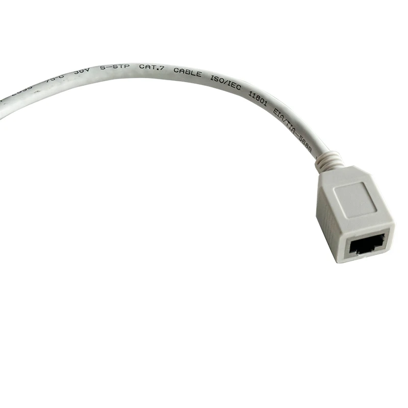تمديد القط 7 كابل إيثرنت محمية شبكة SSTP Cat7 تمديد كابل RJ45 ذكر إلى أنثى إيثرنت تمديد الحبل Cat7
