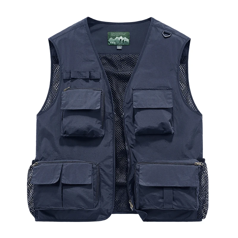 

Waterproof Fashion Casual Style Parkas High Quality Breathable Comfortable Men Clothing Zipper Outwear Sleeveless Classic Coat