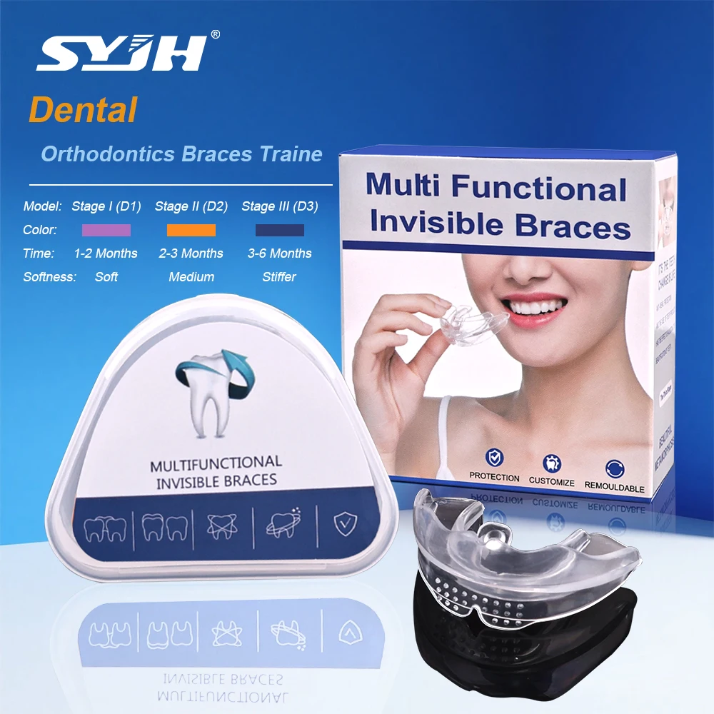 

SYJH ортодонтия брекеты стоматология 3-ступенчатые силиконовые невидимые стоматологические выравниватели коррекция зубов для взрослых стоматологические инструменты
