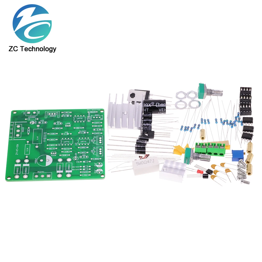 0-30V 2mA-3A DC Regulated Power Supply DIY Kit Continuously Adjustable Current Limiting Protection Voltage Regulator Set