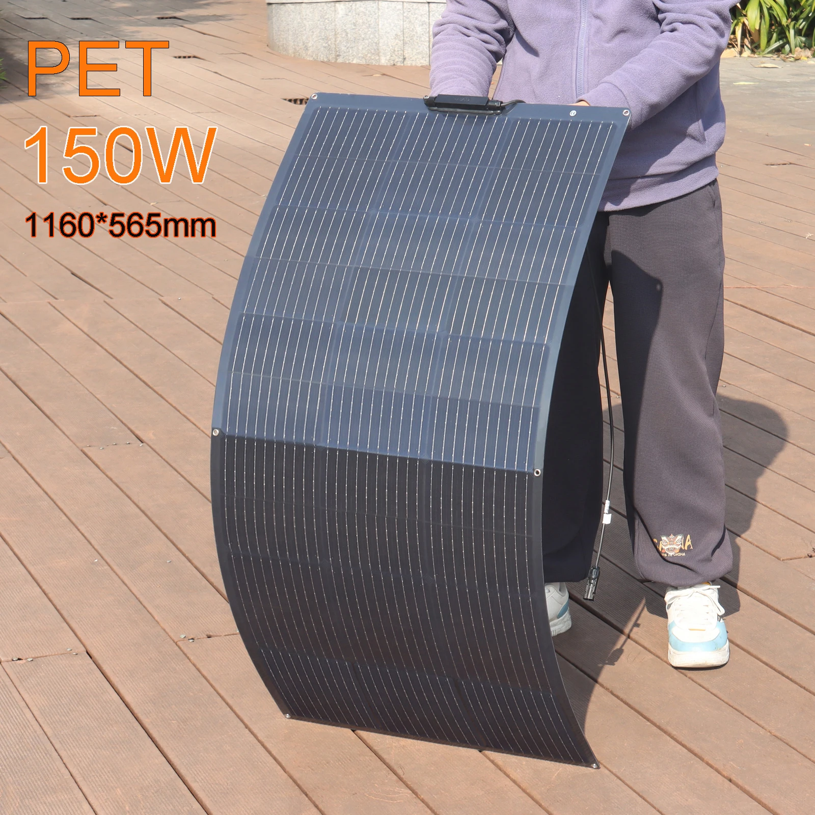 400W 200W 100W 12V Zonnepaneel Flexibel Fotovoltaïsch Paneel 12V Batterijlader voor Thuis Balkon Camper RV Boot Reizen Waterdicht