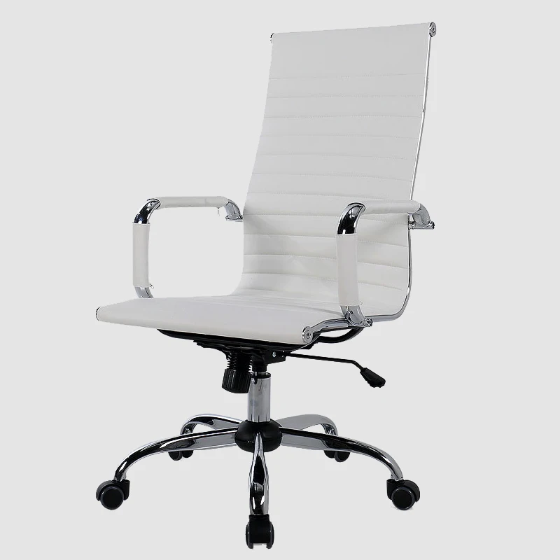 Computer chair household bow leather office chair ergonomic swivel chair conference chair staff