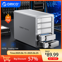 ORICO 5 Bay 10Gbps SATA HDD Docking Station SSD Enclosure 2.5\