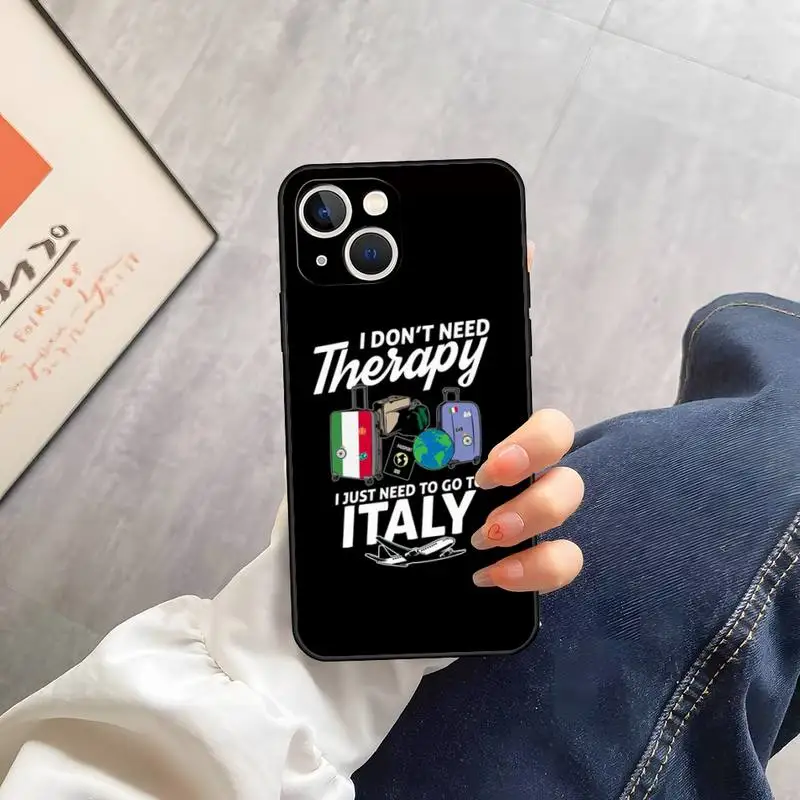 Flag Italy custodia per telefono per Iphone 14 13 Pro Max 12 Xr X Xs Mini 6 6s 7 8 Plus Se 2020 2022 accessori per telefoni cellulari di alta qualità