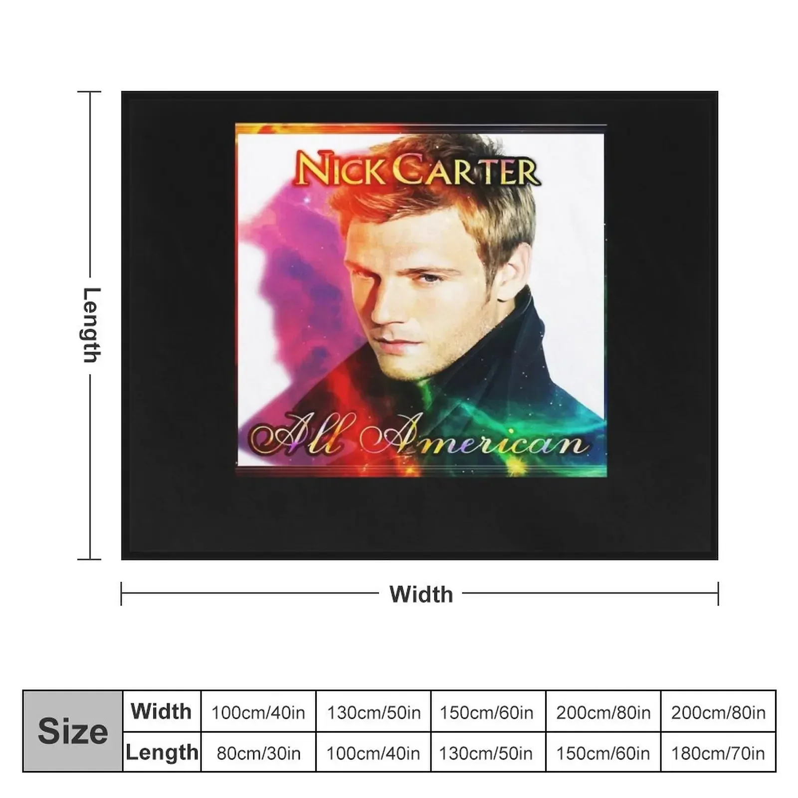 Special Singer Man Country Nick Carter Redeki Trending Seller Throw Blanket Picnic for babies Blankets