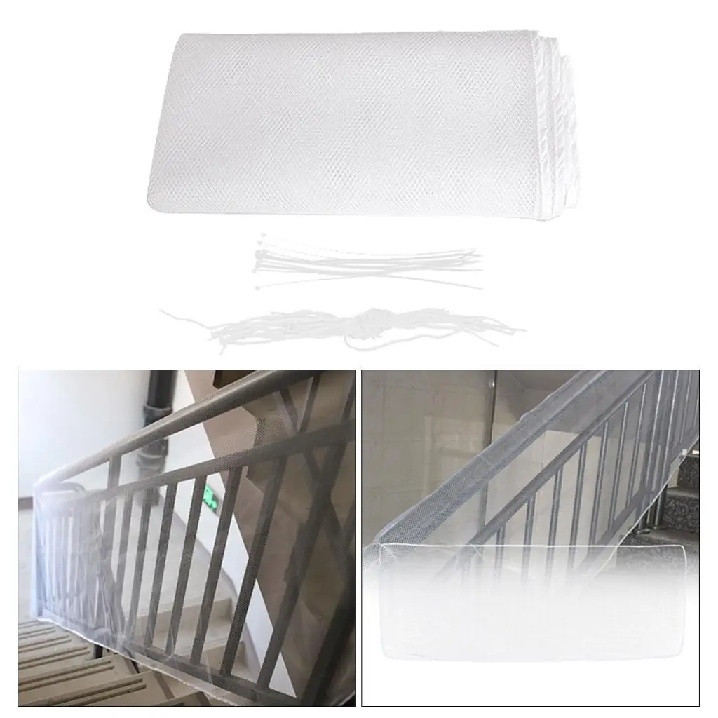 

Banister Guard for Baby - 7ft x 3ft, Child Net, Rail Balcony Banister