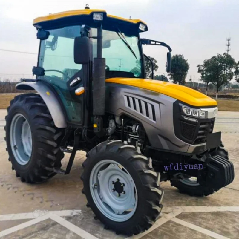 durable：DIYUAN High Operating Efficiency 90hp 4wd Mini Tractors for Farming and Work in Garden and Greenhouse