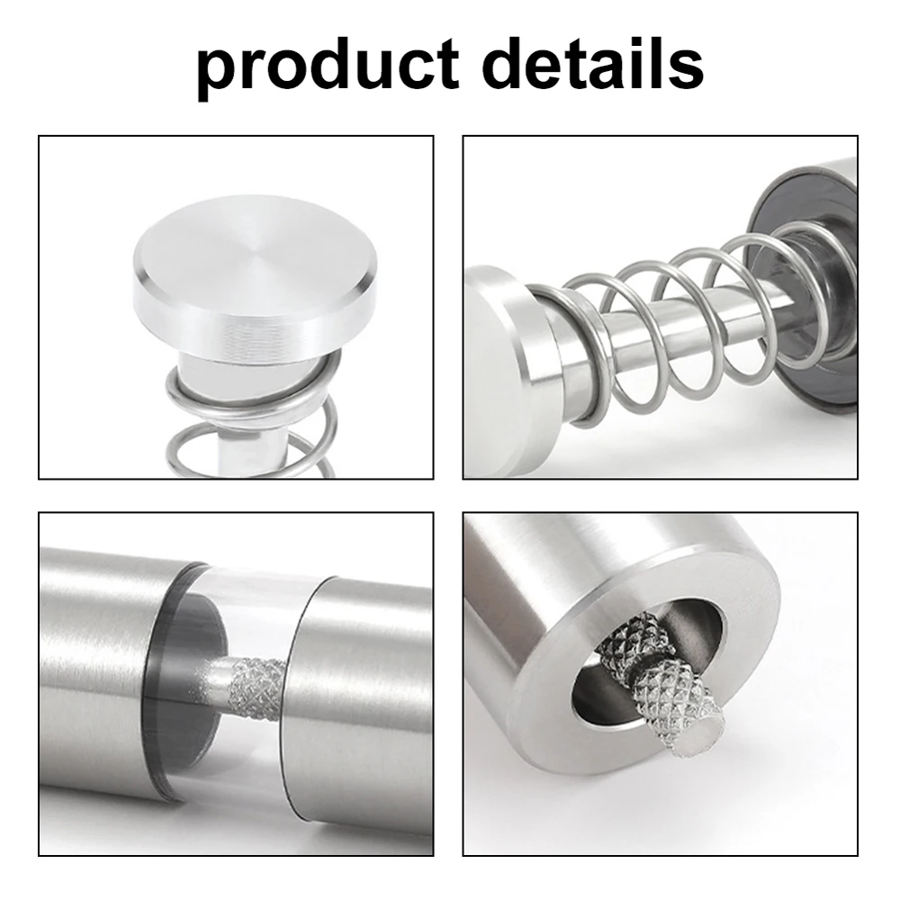 

Уличная мельница для перца из нержавеющей стали, ручной инструмент для измельчения черного перца, домашние кухонные инструменты, пресс для кемпинга, пикника, мельницы для перца