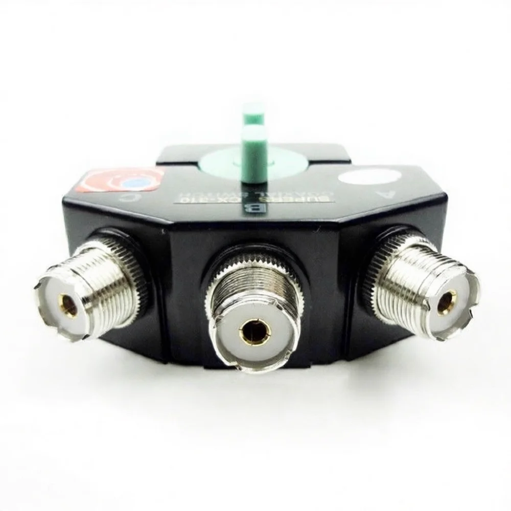 CX310 Antenna Switcher Splitter 3 Way Manual Operation For Car Radio HAM Radio Shortwave Equipment Signal Transmission