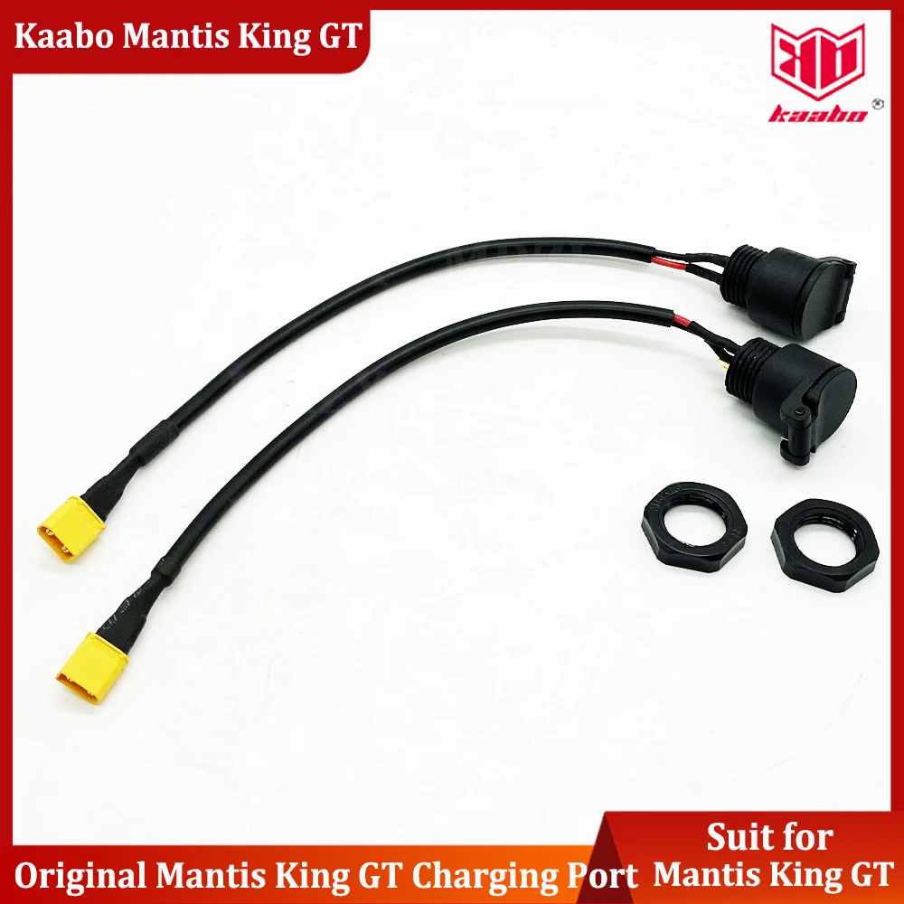 Original Kaabo Mantis King GT 3 Pins Charging Port Connecting With Battery Port Suit for Kaabo Mantis King GT Scooter