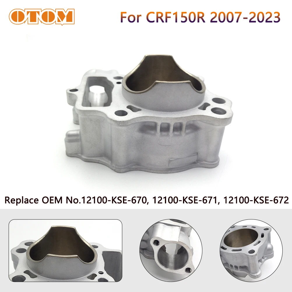 OTOM Motorcycle CRF 150R 66mm Engine Cylinder Block For HONDA CRF150R 2007-2023 Off-road Bike Motocross Accessories