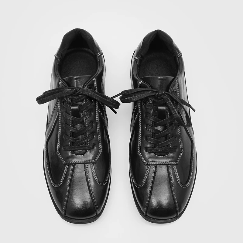 

Мужские повседневные осенние туфли премиум-класса для поездок на работу, ультраширокие, на плоской подошве, минималистичные, для тренировок, с комбинированным верхом, противоскользящие, мягкие, для поездок на работу