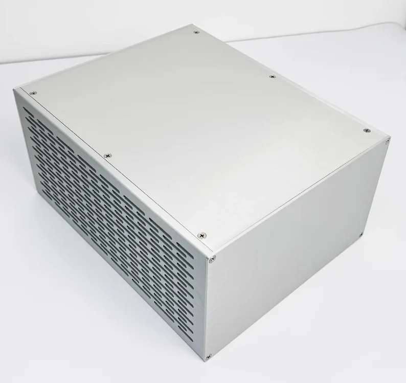 266 All aluminum amplifier chassis / Preamplifier case / AMP Enclosure DIY box (266 *160*332mm)