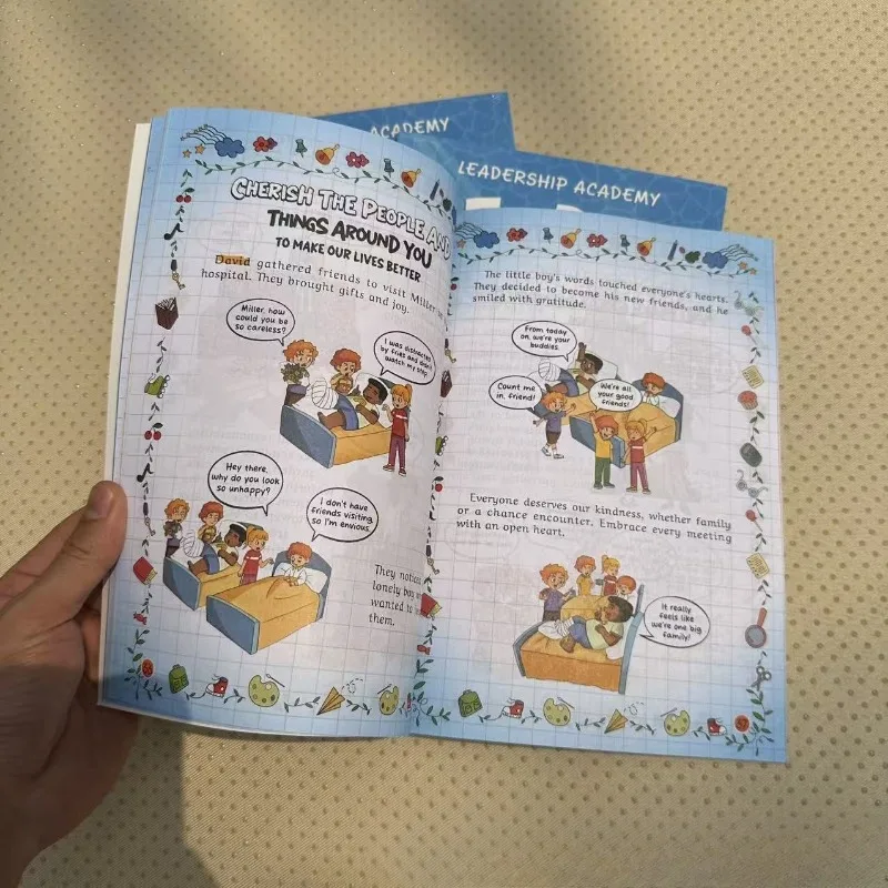 2-BookSet Raise Children Street‑Smart + Leadership EnlightenmentComic Books ChildrenEnglish Parent‑child EducationalReadingBooks