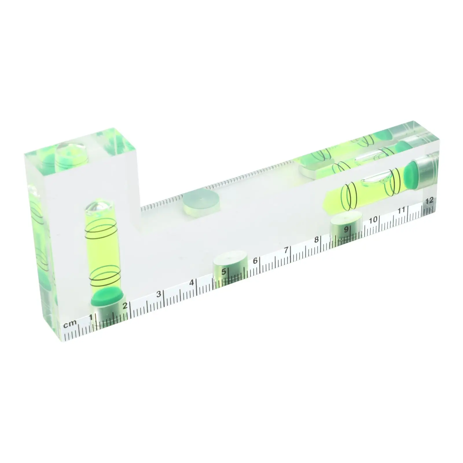 Household Level L-shaped Ruler High-Precision Molding Leveling Tool Magnetic Suction Practical Tool ABS Material