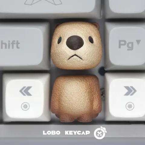 Animal Party Personalized Keycaps Crocodile Tiger Otter Up And Down Key Resin Mechanical Keyboard Single Esc Cartoon Keycap Gift
