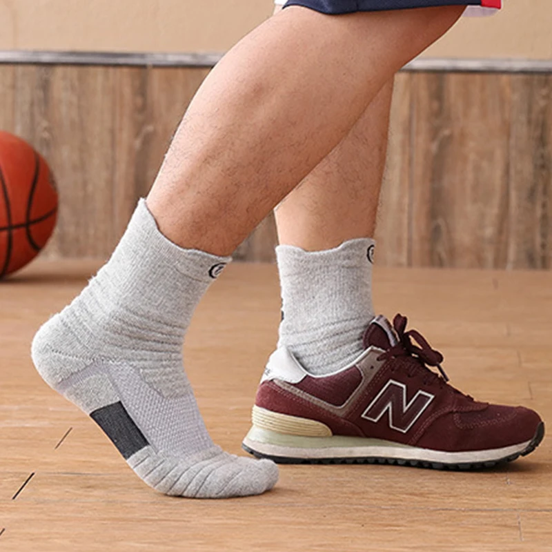 Men Anti-slip Football Socks Women Cotton Sock Short Long Tube Soccer Basketball Sport Socks Breathable Deodorous Socks