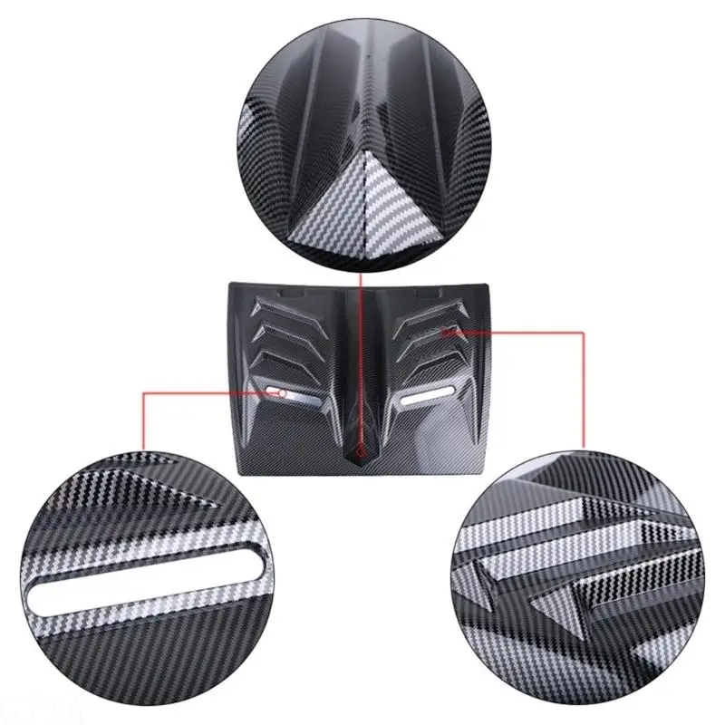 G7NA Hood Scoops Automotive Exterior Accessories Universal Car Air Hood Scoops Vents Easy Install Decorative Cover